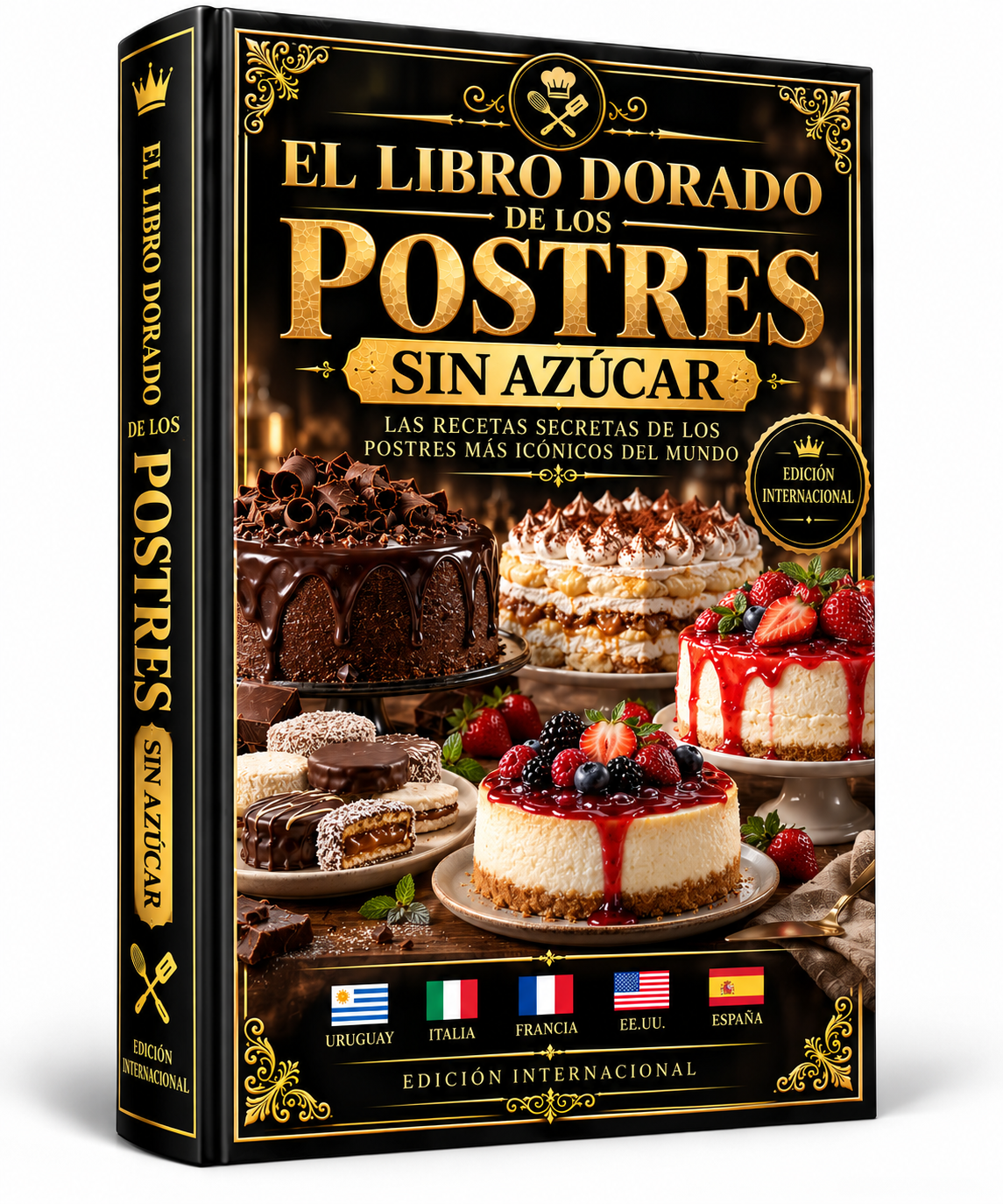 EL LIBRO DORADO DE POSTRES SIN AZÚCAR